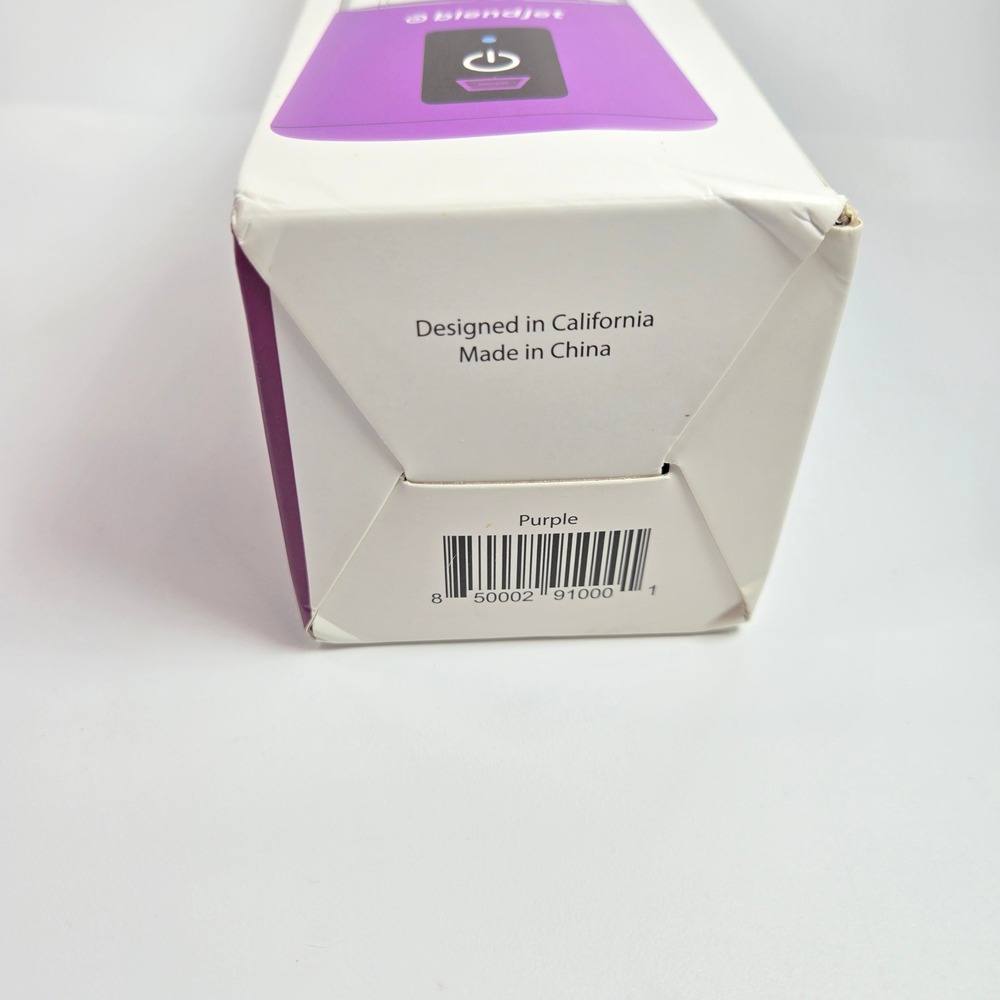 BlendJet One Original Portable Blender Purple USB Rechargeable with Extra Jar - Picture 11 of 13